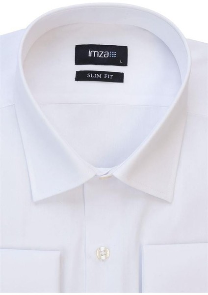 Beyaz Düz Desen Slim Fit Uzun Kol Gömlek 25059600 fiyatları