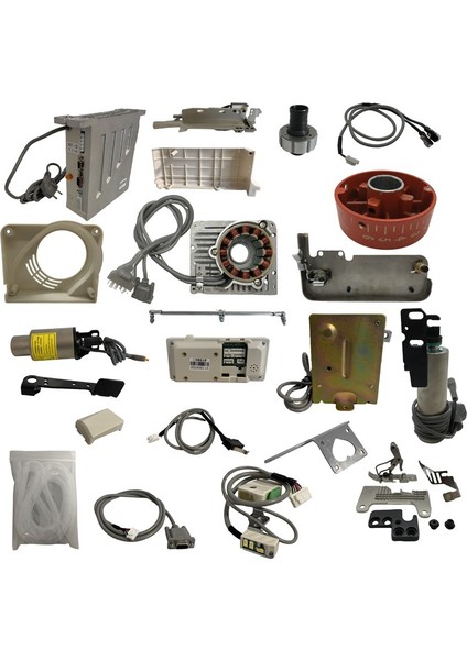 Siruba Overlok K Seri 4 Ip Full Otomatik Elektrikli Kafadan Motor / 747K (747K-E)