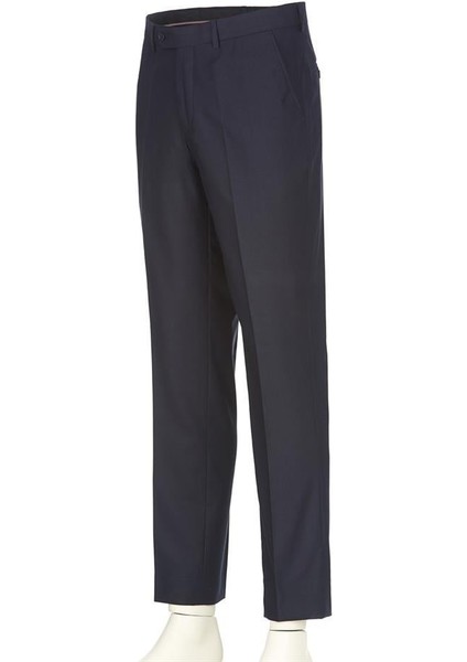Lacivert Yandan Cepli Basic Comfort Fit Pantolon 1003190005