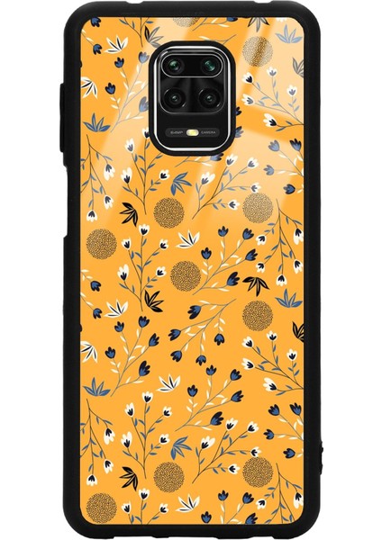 Xiaomi Redmi Note 9 Pro Sarı Bindanlı Tasarımlı Glossy Telefon Kılıfı