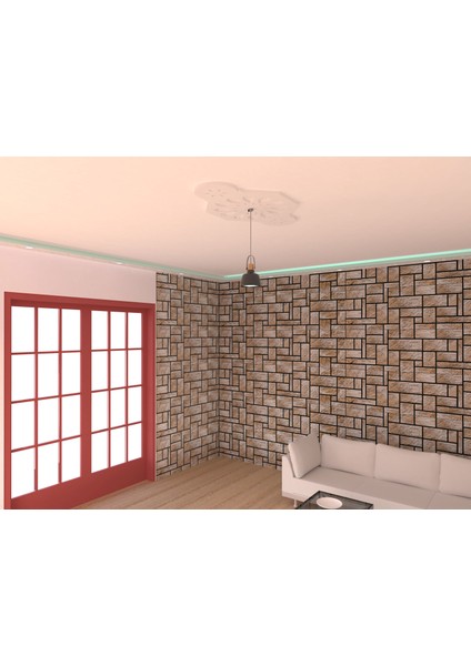 Motifpiyer Lamba Tavan GÖBEĞI-74-55 x 95 cm-Sekizgen-2 Adet