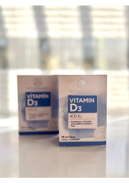 Vitamin D3 400 Iu 10 ml Sprey 2’li Set fiyatları
