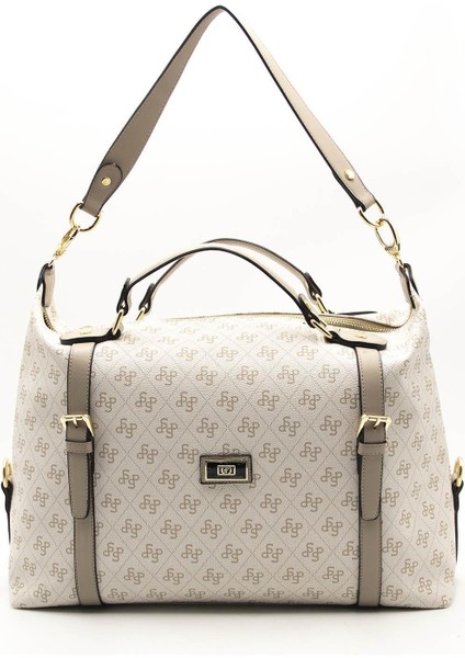 Bej - Kum SP1064 Kadın Seyahat Çantası