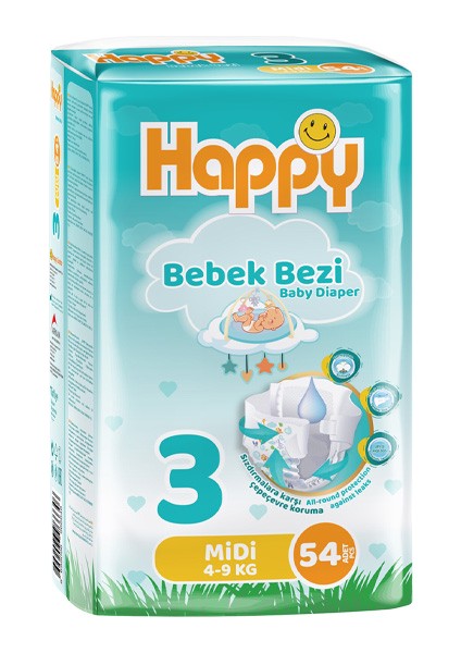 Bebek Bezi Midi 3 No 54 Lü