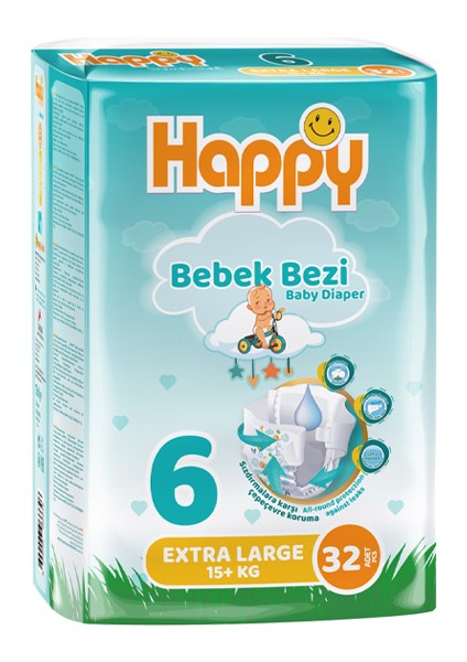 Bebek Bezi Extra Large 6 No 32 Li