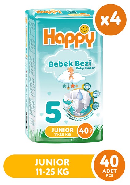 Bebek Bezi Junior 5 No 40 Lı x 4 Adet