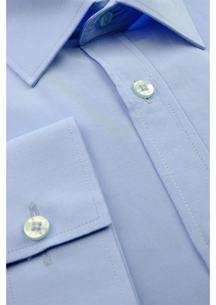 Saks Uzun Kol Sert Yaka Slim Fit Dar Kesim Basic Gömlek 1004190057 modelleri