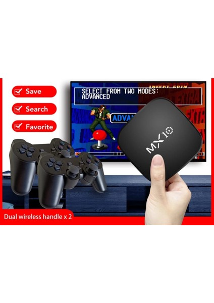 MX Box MX10 1/8 GB 4K Android Tv Box Media Player