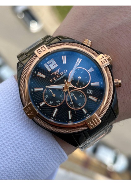 Iç Fonksiyonları Aktif Chronograph 30 mt Su Geçirmez Erkek Kol Saat XF009 fiyatları