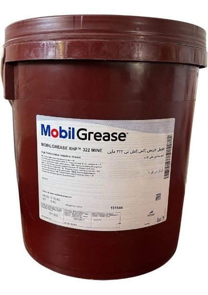 Mobilgrease Xhp 322 Mine Lityum Kompleks Gres - 20 Lt.