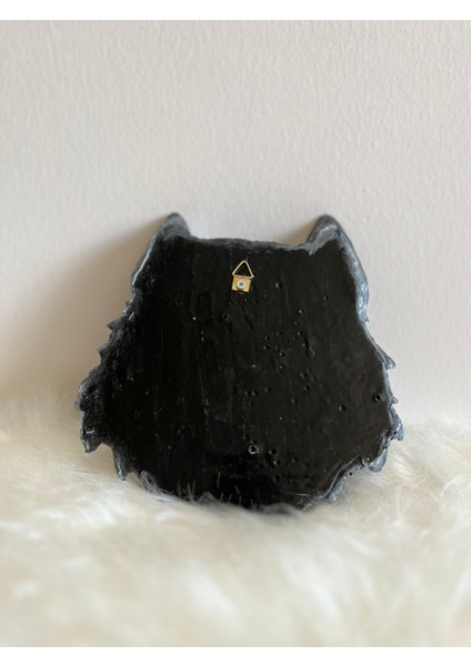 Kurt Başı Kafası Duvara Asılan Heykel 21 x 20 cm modelleri