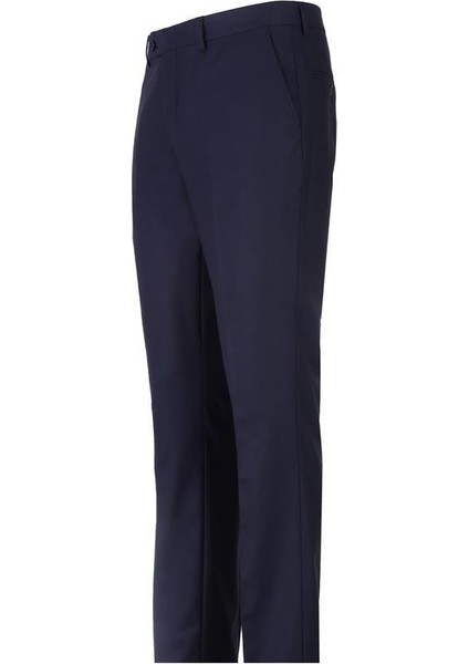 Lacivert Gabardin Yan Cepli Slim Fit Dar Kesim Basic Pantolon 1003190013 fiyatları