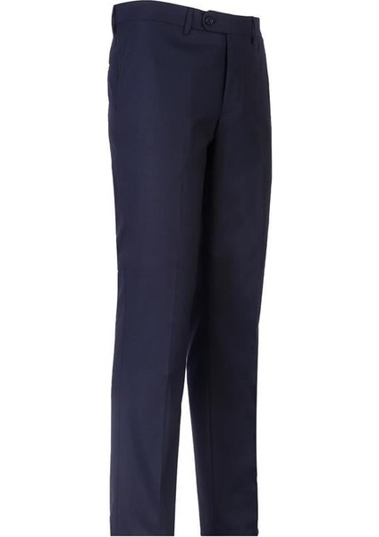 Lacivert Gabardin Yan Cepli Slim Fit Dar Kesim Basic Pantolon 1003190013 modelleri
