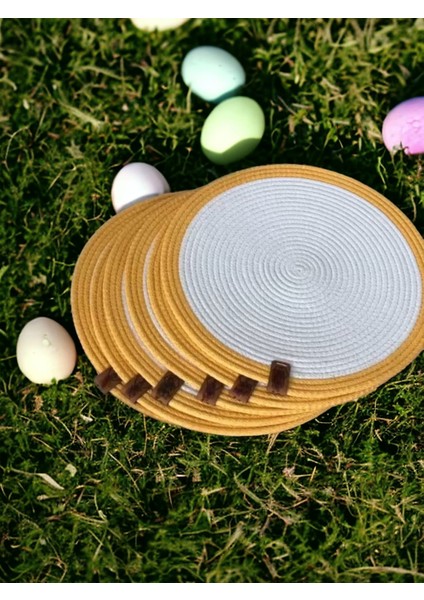 Amerikan Servis Supla Takımı Tabak Altlığı Sofra Mutfak Sunum Hediye Salon Tasarım Handmade Elyapımı