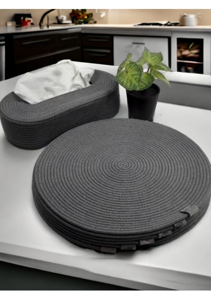 Amerikan Servis Supla Takımı Tabak Altlığı Sofra Mutfak Sunum Hediye Salon Tasarım Handmade Elyapımı