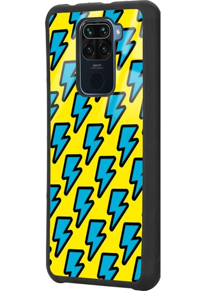 Xiaomi Redmi Note 9 Yellow Flash Tasarımlı Glossy Telefon Kılıfı fiyatları