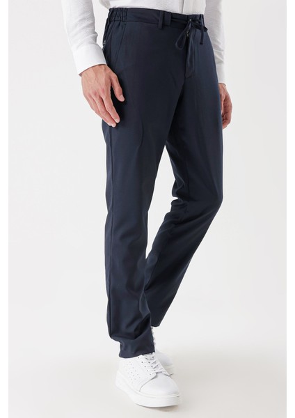 Koyu Lacivert Yan Cepli Slim Fit Dar Kesim Casual Pantolon 1003235121 fiyatları
