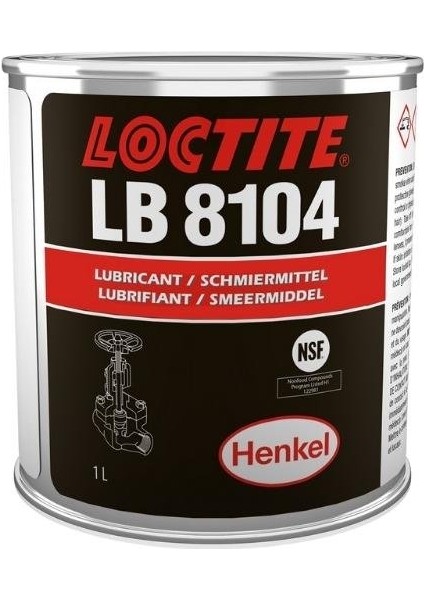 Loctıte Lb 8104 200 Dereceye Kadar Dayanıklı Silikon Gres - 1 Lt