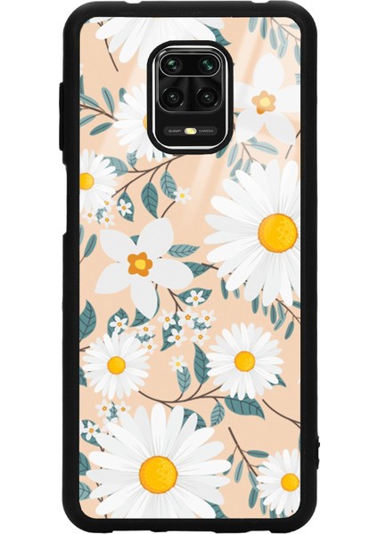 Xiaomi Redmi Note 9 Pro Büyük Papatya Tasarımlı Glossy Telefon Kılıfı