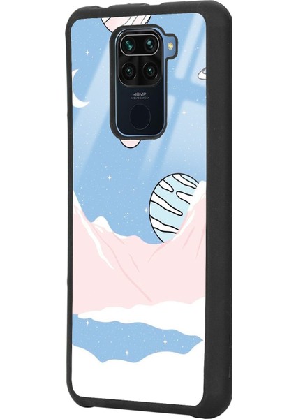 Xiaomi Redmi Note 9 Pastel Mount Tasarımlı Glossy Telefon Kılıfı