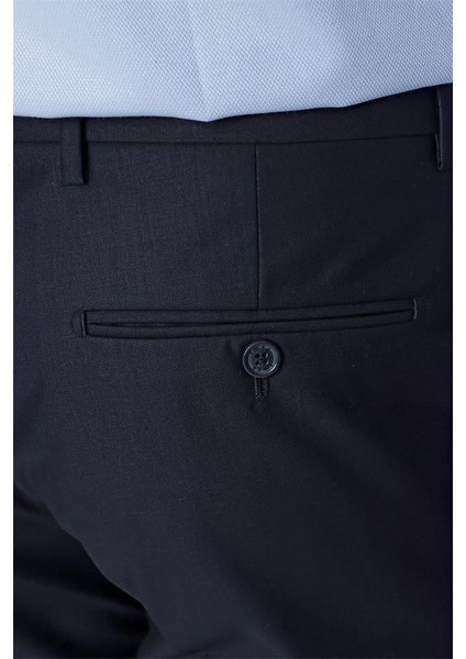 Lacivert Yandan Cepli Basic Slim Fit Pantolon 1003220013 fırsatları