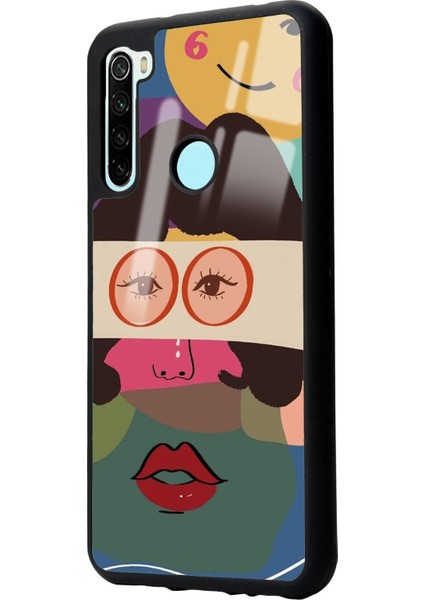 Xiaomi Redmi Note 8 Vintage Eyes Tasarımlı Glossy Telefon Kılıfı fiyatları