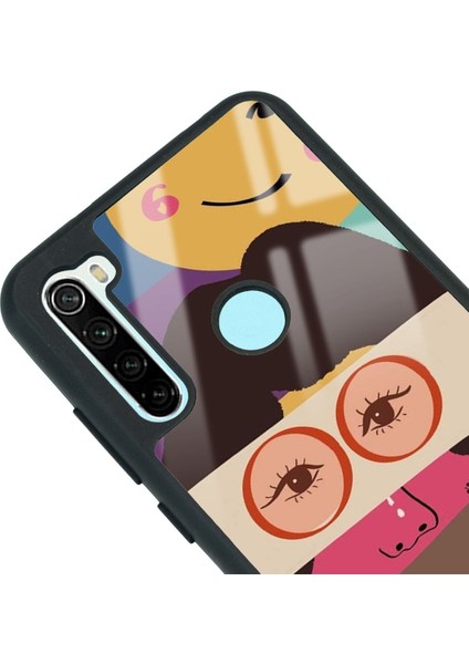 Xiaomi Redmi Note 8 Vintage Eyes Tasarımlı Glossy Telefon Kılıfı modelleri