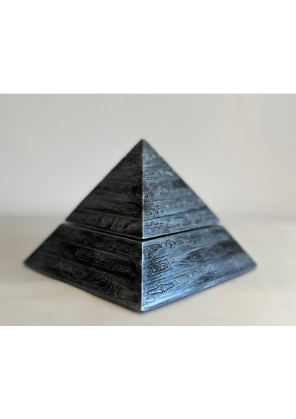 Kapaklı Keops Piramiti Küllük-Dekoratif Obje Gümüş fiyatları