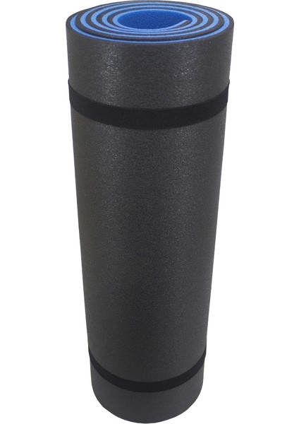 180X55cm 10mm Mavi-Siyah Yoga-Pilates Matı modelleri
