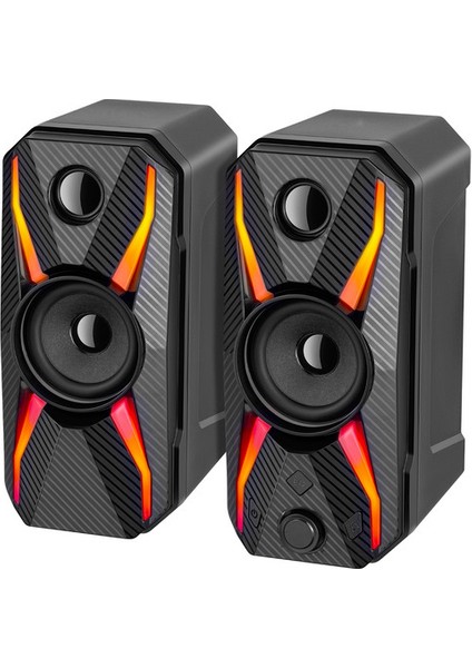 Rms-X5 2.0 Siyah Multimedia Gaming USB Speaker