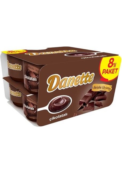 Danette Çikolatalı Puding 8X100 gr