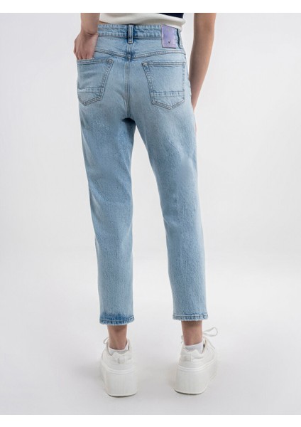 Mom Slim Fit Kadın Pantolon modelleri