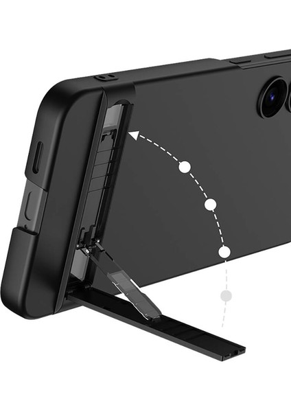 Samsung Galaxy S24 Kılıf Zore Kamera Korumalı Dikey Standlı Ays Kapak modelleri