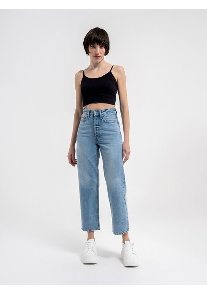 Straight Regular Fit Kadın Pantolon