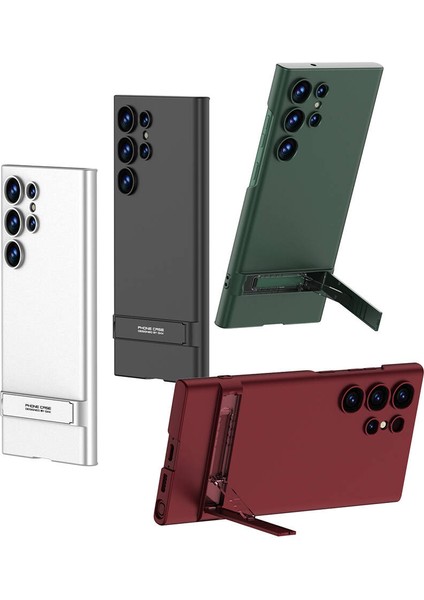 Samsung Galaxy S24 Ultra Kılıf Zore Kamera Korumalı Dikey Standlı Ays Kapak