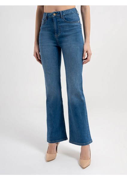 Flare Regular Fit Kadın Pantolon