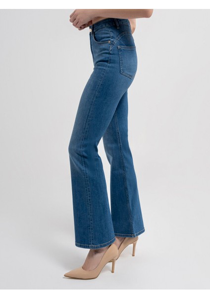 Flare Regular Fit Kadın Pantolon