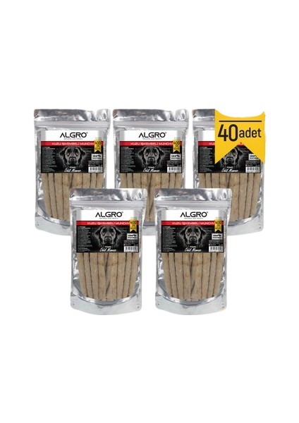 Kuzu Işkembeli Munchy Stick Çiğnemelik Yenilebilir 400 gr. x 5 Paket