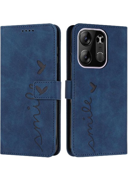 Tecno Spark Gitmek 2023/POP7 Pro Toka Pu Deri Telefon Kılıfı (Yurt Dışından)