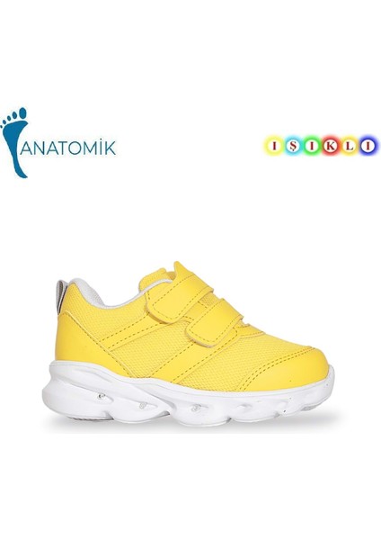 1942 Işıklı Ilkadım Bebek Günlük Spor Ayakkabı NKT01942-SARI-22 fiyatları