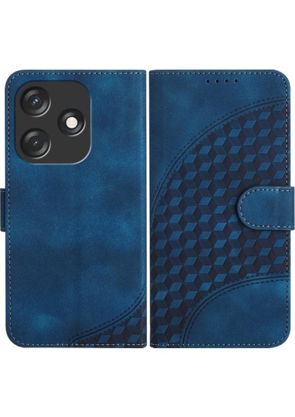 Tecno Kıvılcım 10C Geometrik Desen Pu Deri Deri Telefon Kılıfı (Yurt Dışından)