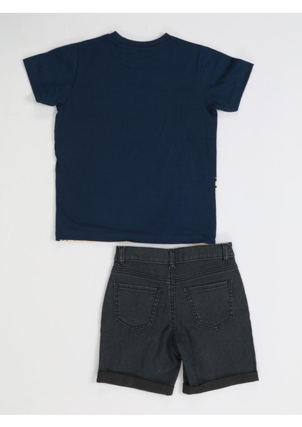 Rocket Denim Şort + T-Shirt Takım fırsatları