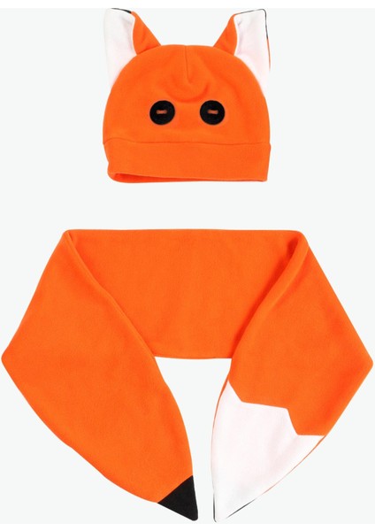 Fox Unisex Şapka+Kaşkol Takım