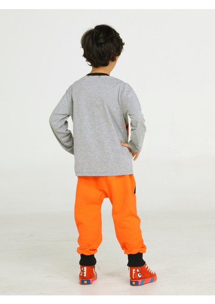 Tiger Paws Turuncu Pantolon+T-Shirt Takım modelleri