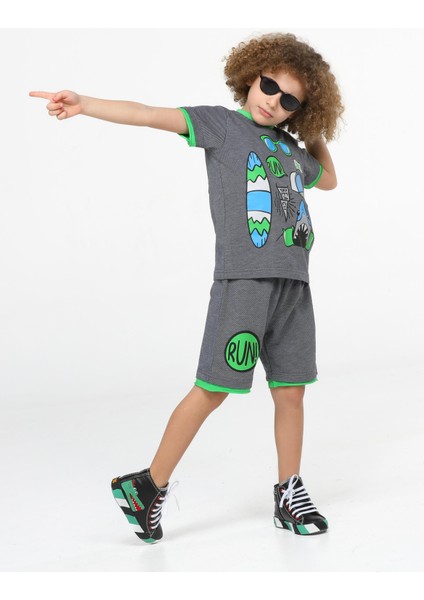Summer Run Erkek Çocuk Şort Takım