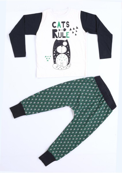 Cats Rule Erkek Çocuk Pantolon + T-Shirt Takım fırsatları
