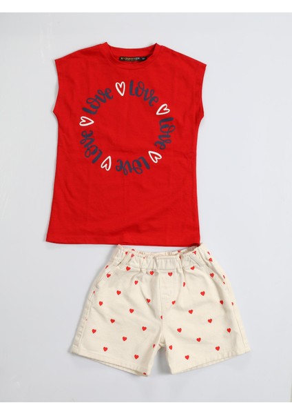 Love Kalpli Denim Şort Takım fırsatları