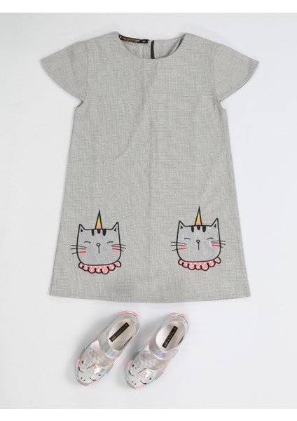 Unicat Dokuma Kız Elbise