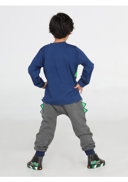 Hello Timsah Tırtırlı Baggy Pantolon + T-Shirt Takım fiyatları