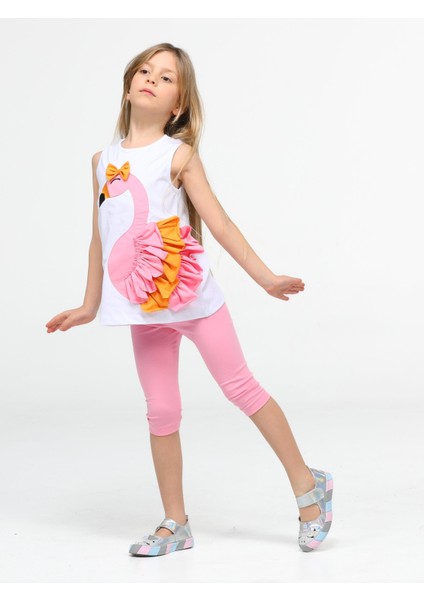 Flamingo Fırfırlı Tunik Takım